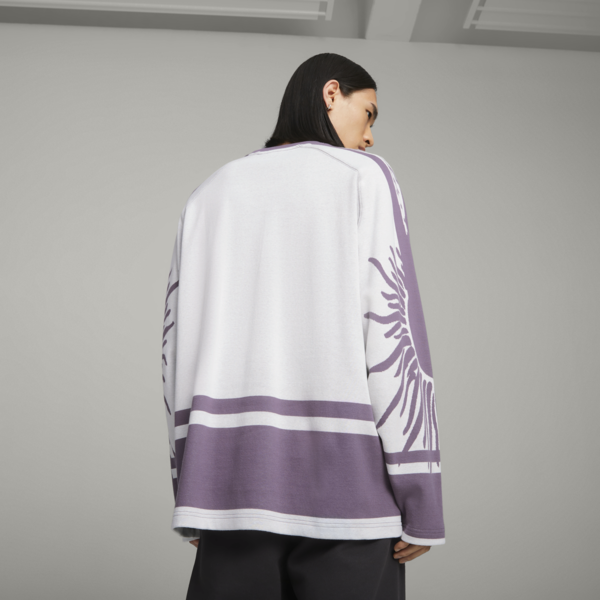 PUMA x PLEASURES Men's Ice Hockey Jersey, PUMA White, large-ZAF