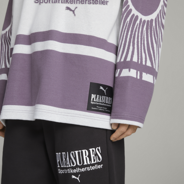 PUMA x PLEASURES Men's Ice Hockey Jersey, PUMA White, large-ZAF