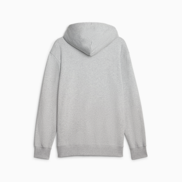 Buzo con capucha para hombre PUMA TEAM, Light Gray Heather, large-ARG