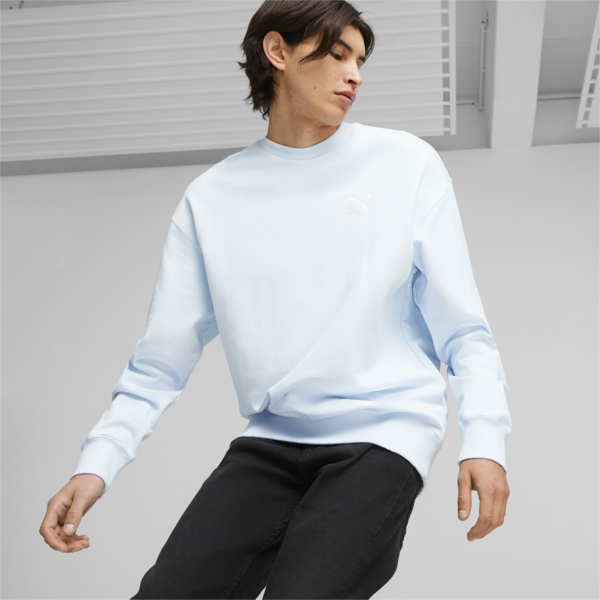 Better Classics Men's Sweatshirt, Icy Blue, large-ZAF