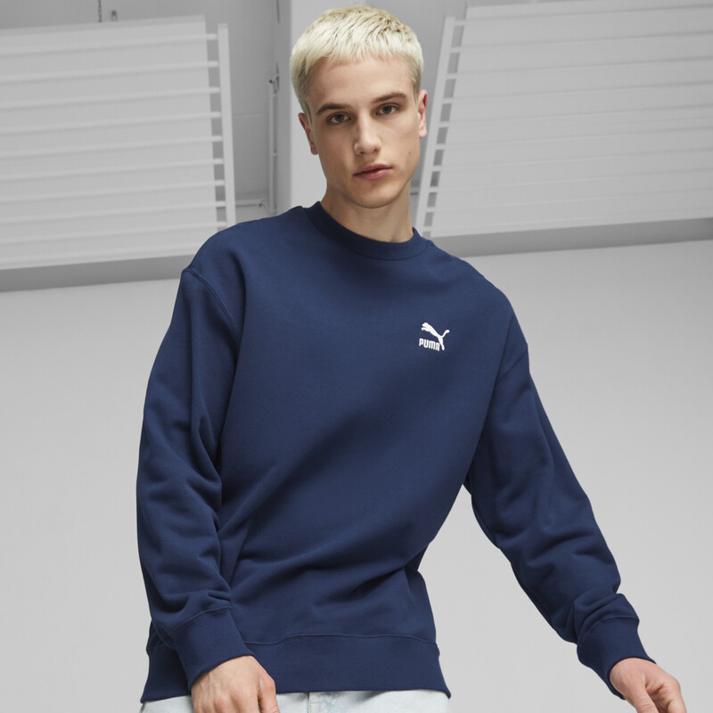 

Men's PUMA BETTER CLASSICS Sweatshirt, Black/blue