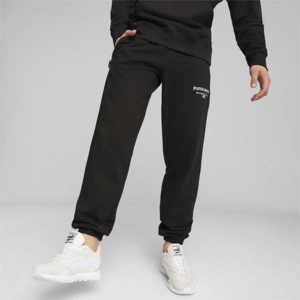 Pantalones deportivos para hombre PUMA TEAM, PUMA Black, large-ARG