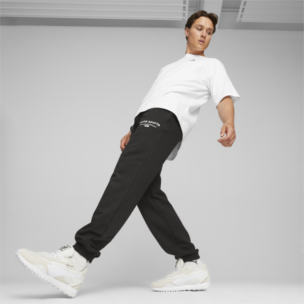 Pantalones deportivos para hombre PUMA TEAM, PUMA Black, large-ARG
