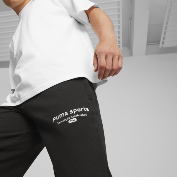 Pantalones deportivos para hombre PUMA TEAM, PUMA Black, large-ARG