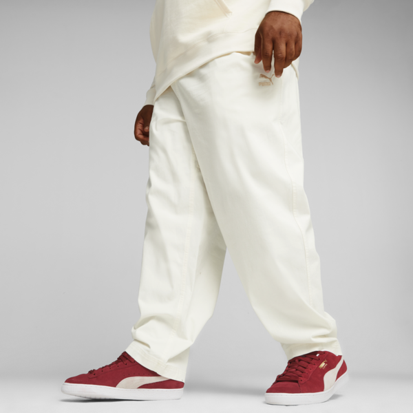 BETTER CLASSICS Men's Woven Sweatpants, Frosted Ivory, large-ZAF