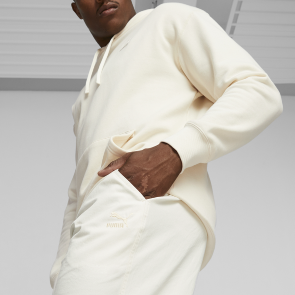 BETTER CLASSICS Men's Woven Sweatpants, Frosted Ivory, large-ZAF