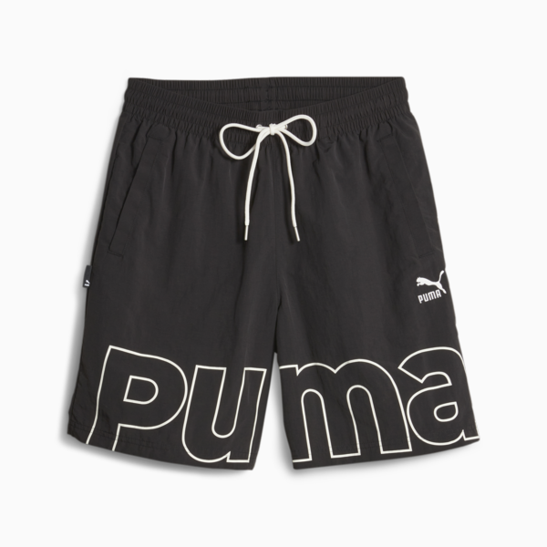 Shorts para hombre PUMA TEAM, PUMA Black, large-ARG