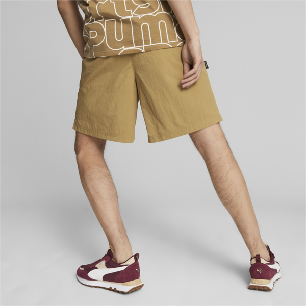 PUMA TEAM Men's Relaxed Shorts, Toasted, large-ZAF
