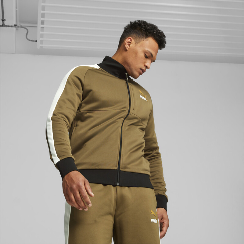 

Men's PUMA T7 Track Jacket, Chocolate chip