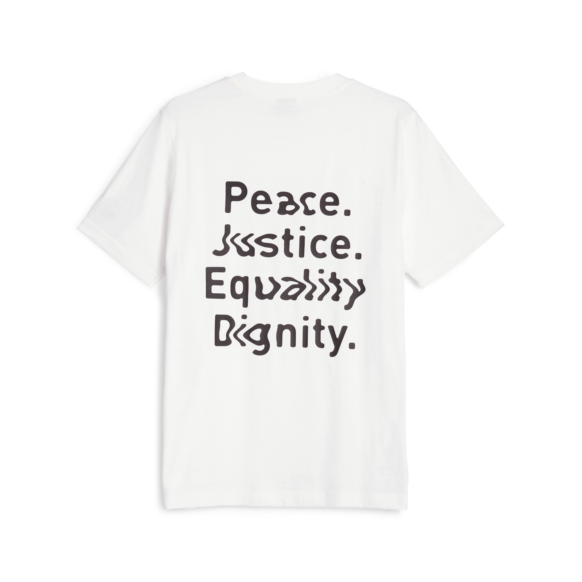 Men's PUMA Classics 'Icons Of Unity' Graphic T-Shirt In White, Size XS