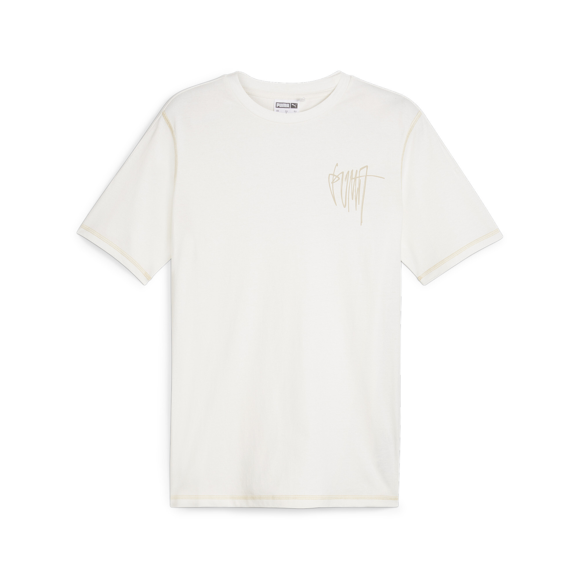 Men's Puma Classics Graphic T-Shirt, White, Size L, Clothing