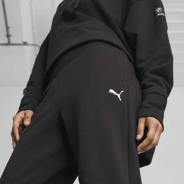 BMW M Motorsport Essentials Women's Fleece Pants, PUMA Black, large-ZAF
