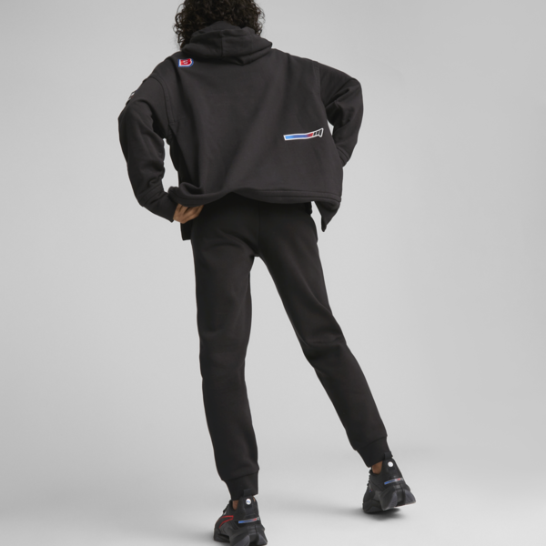 BMW M Motorsport Essentials Women's Fleece Pants, PUMA Black, large-ZAF