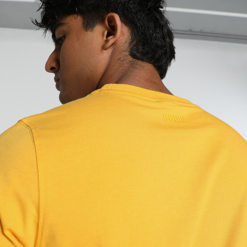 

Men's PUMA Rebound Hoops T-Shirt, Yellow