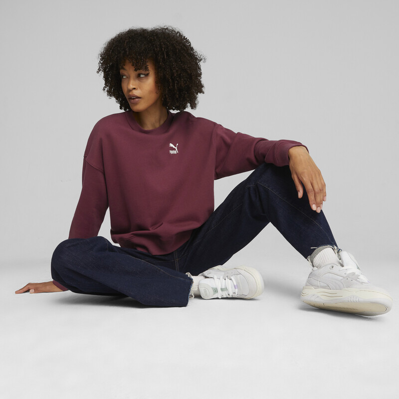 

Women's PUMA CLASSICS Oversized Sweatshirt, Dark jasper