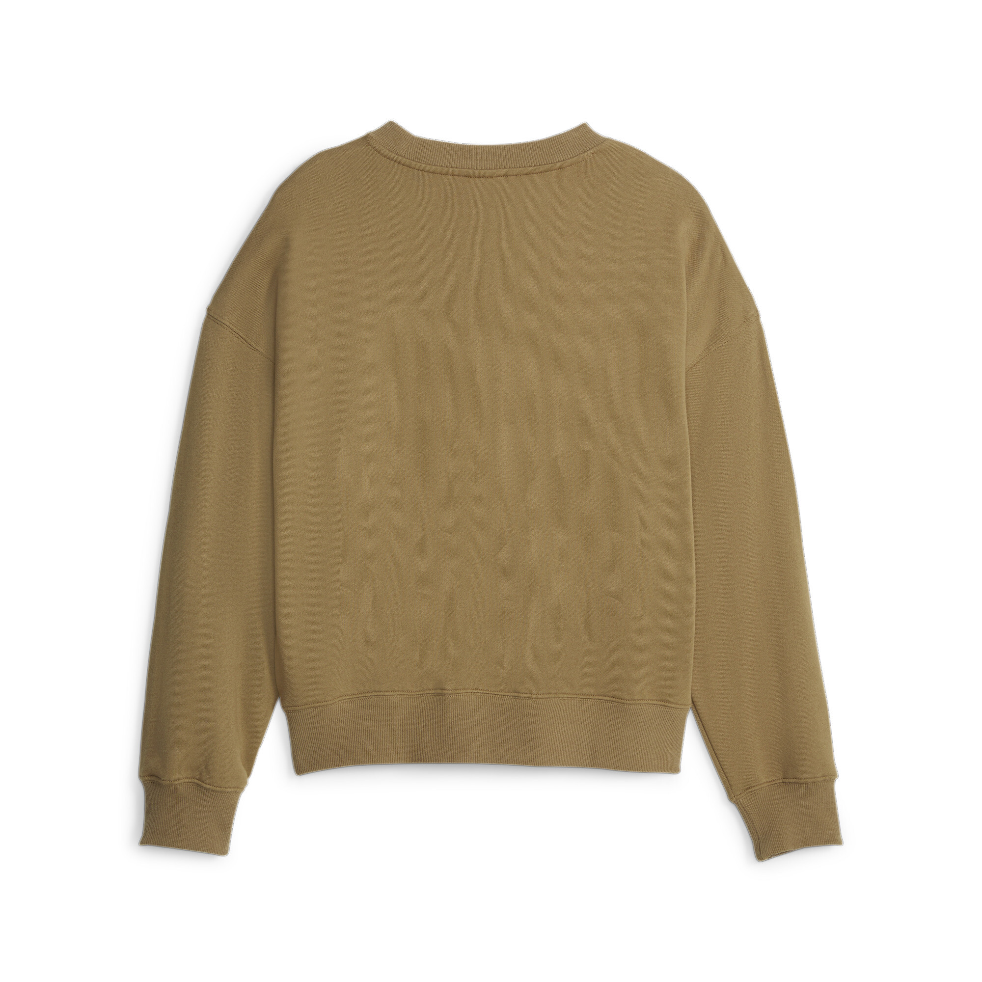 Women's PUMA CLASSICS Oversized Sweatshirt In Brown, Size Large