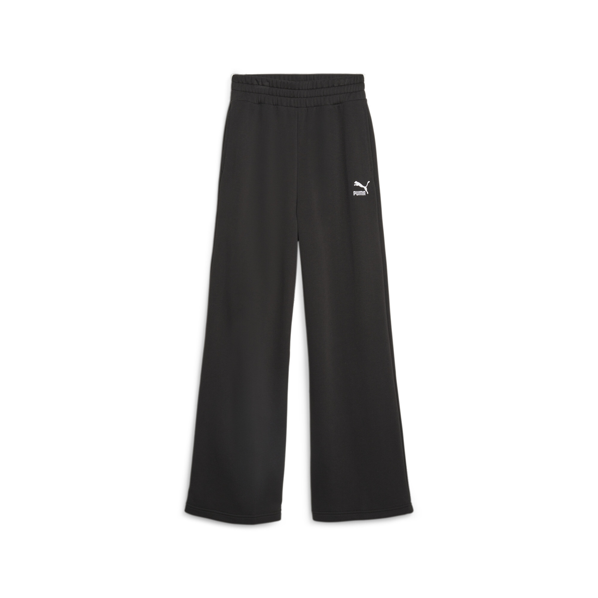 Women's PUMA CLASSICS Relaxed Sweatpants In Black, Size XS