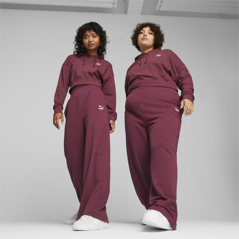 Women's PUMA CLASSICS Relaxed Fit Sweatpants, Dark jasper