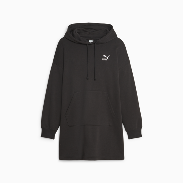 Vestido con capucha CLASSICS para mujer, PUMA Black, large-ARG
