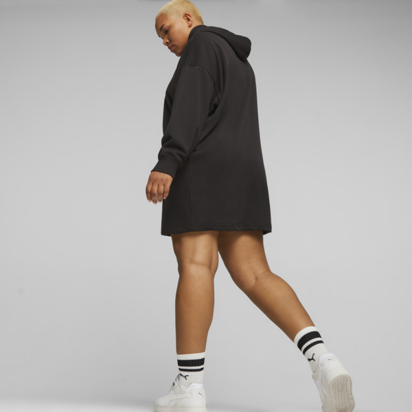 Vestido con capucha CLASSICS para mujer, PUMA Black, large-ARG