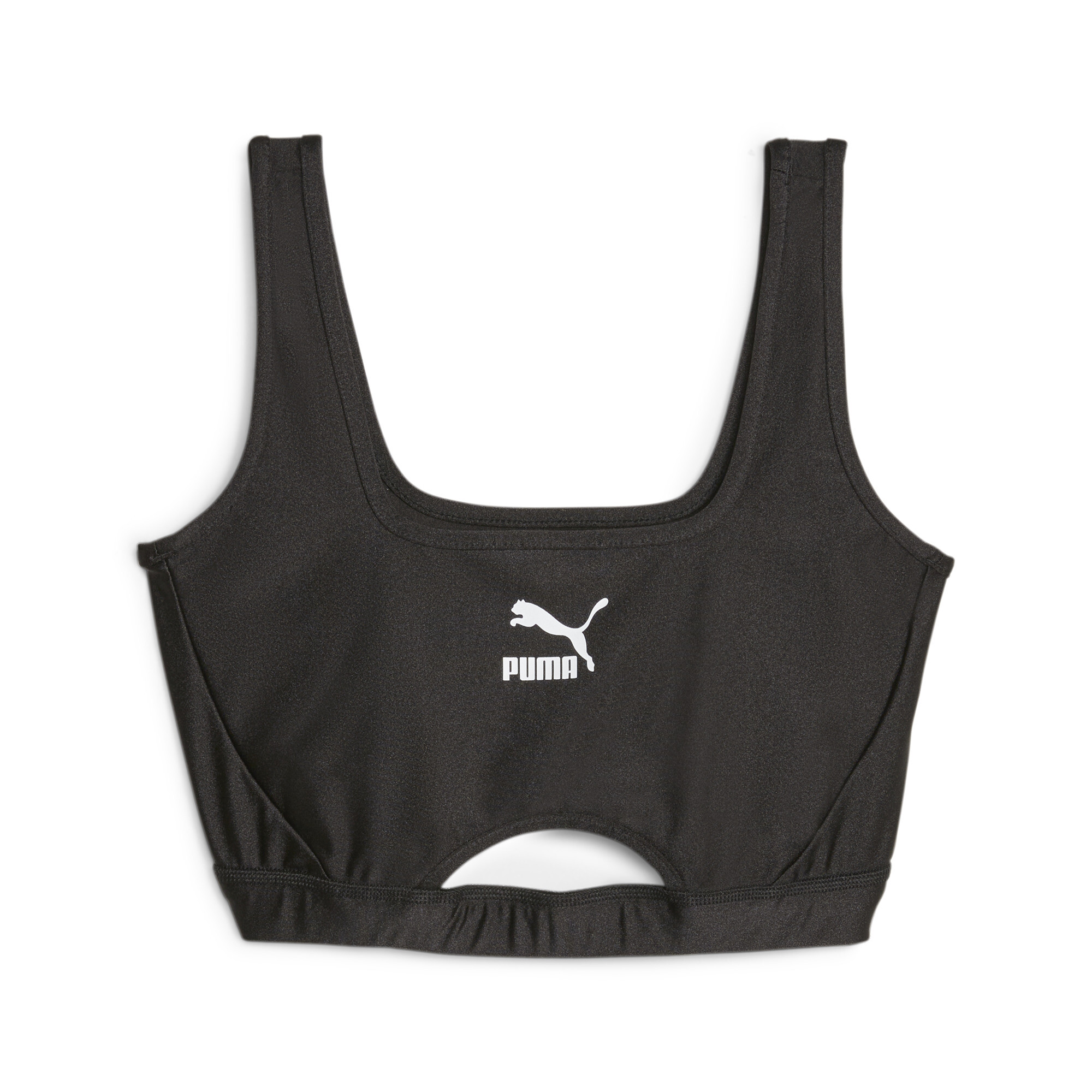 Women's Puma DARE TO's Crop Top, Black, Size M, Clothing