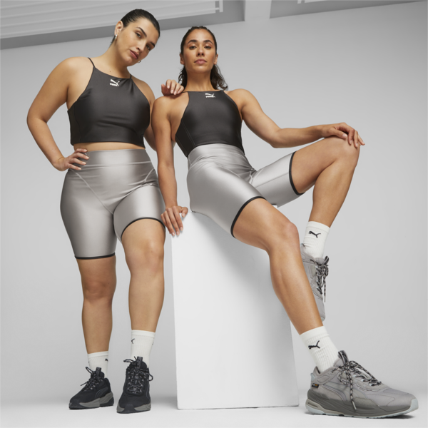 Calzas cortas DARE TO para mujer, Concrete Gray, large-ARG