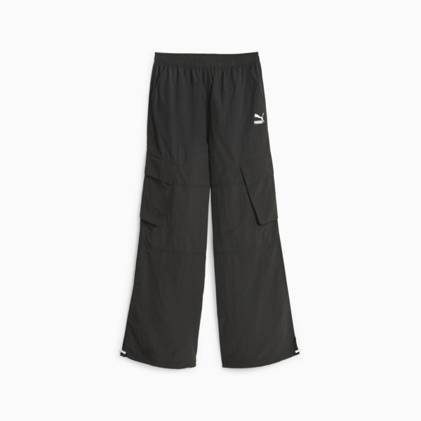 DARE TO Women's Wide Leg Pants, PUMA Black, large-ZAF