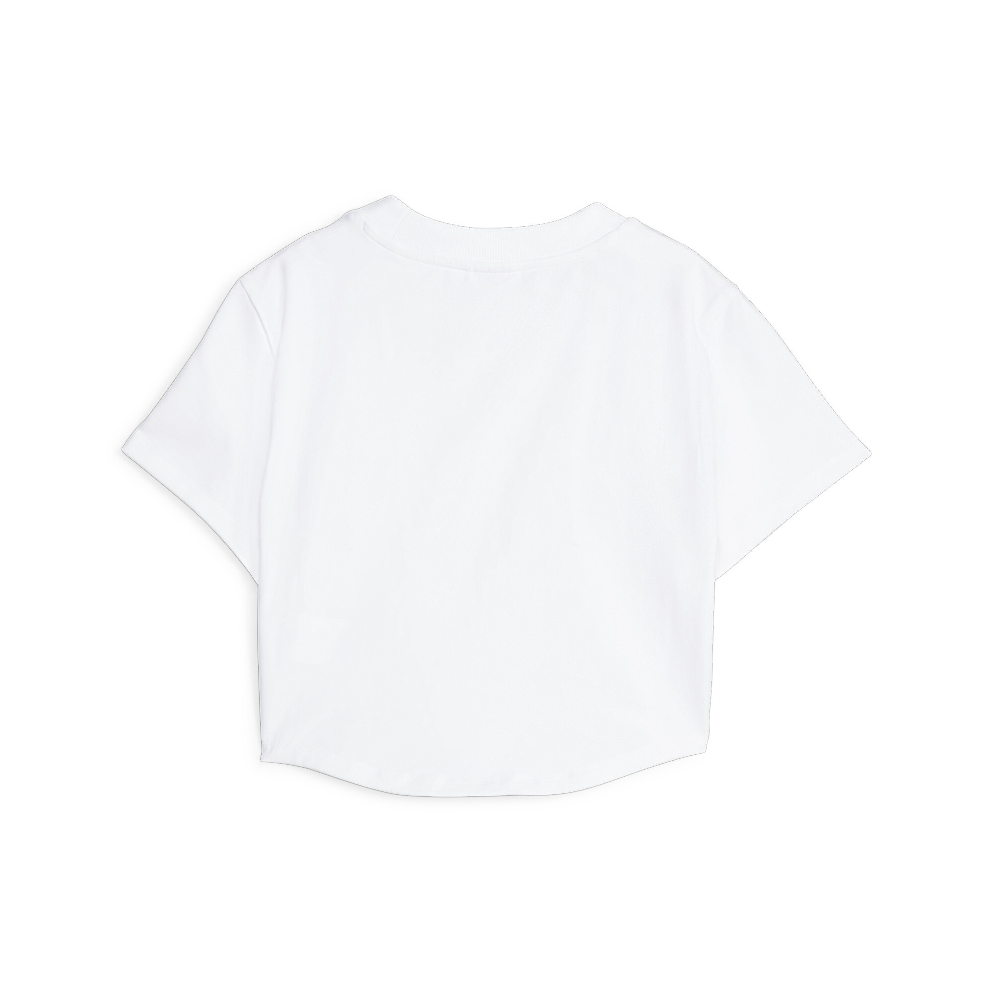 Women's PUMA DARE TO Cropped T-Shirt In White, Size Large, Cotton