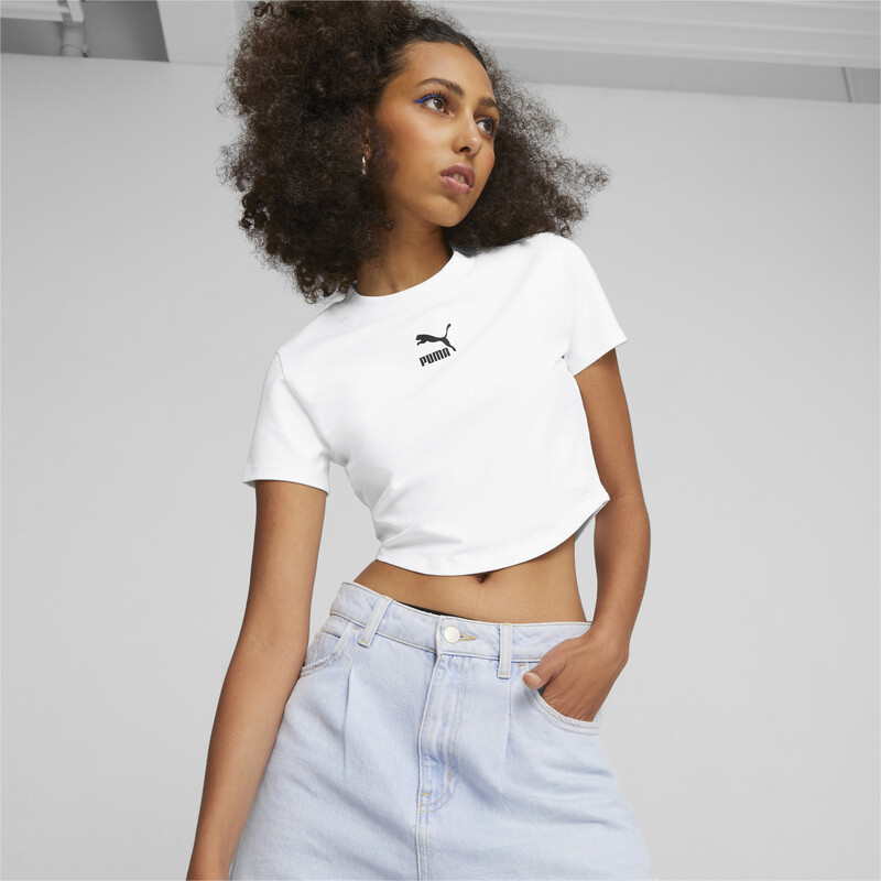 

Women's PUMA DARE TO Cropped T-shirt, White