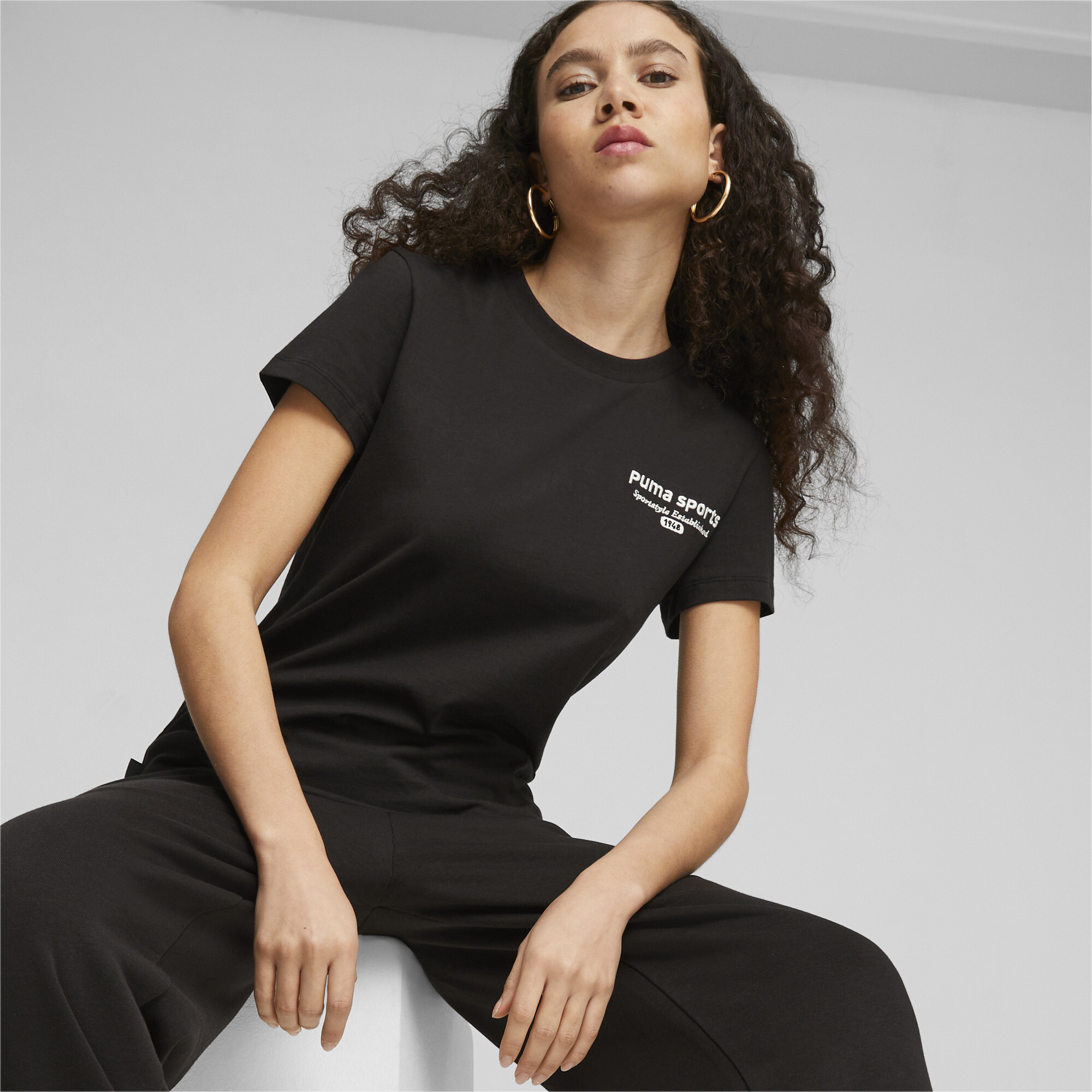 Remera para mujer PUMA TEAM black PUMA