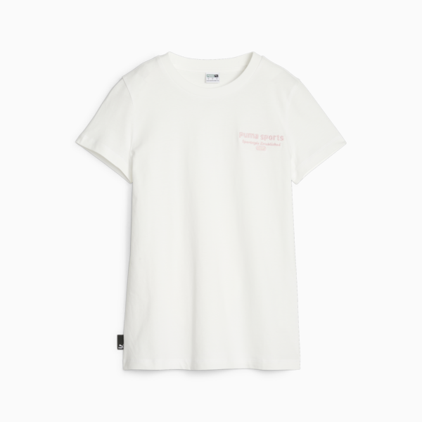 Remera para mujer PUMA TEAM, Warm White, large-ARG