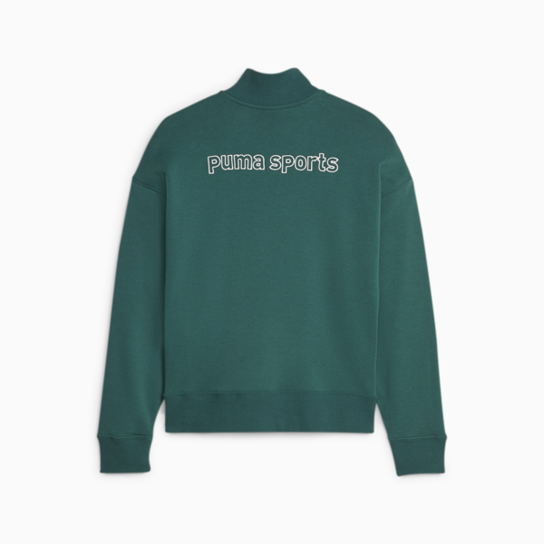 Buzo para mujer PUMA TEAM, Malachite, large-ARG