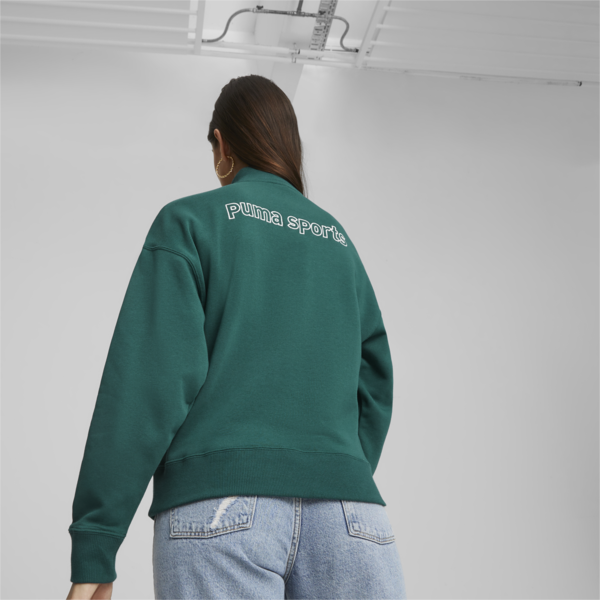 Buzo para mujer PUMA TEAM, Malachite, large-ARG