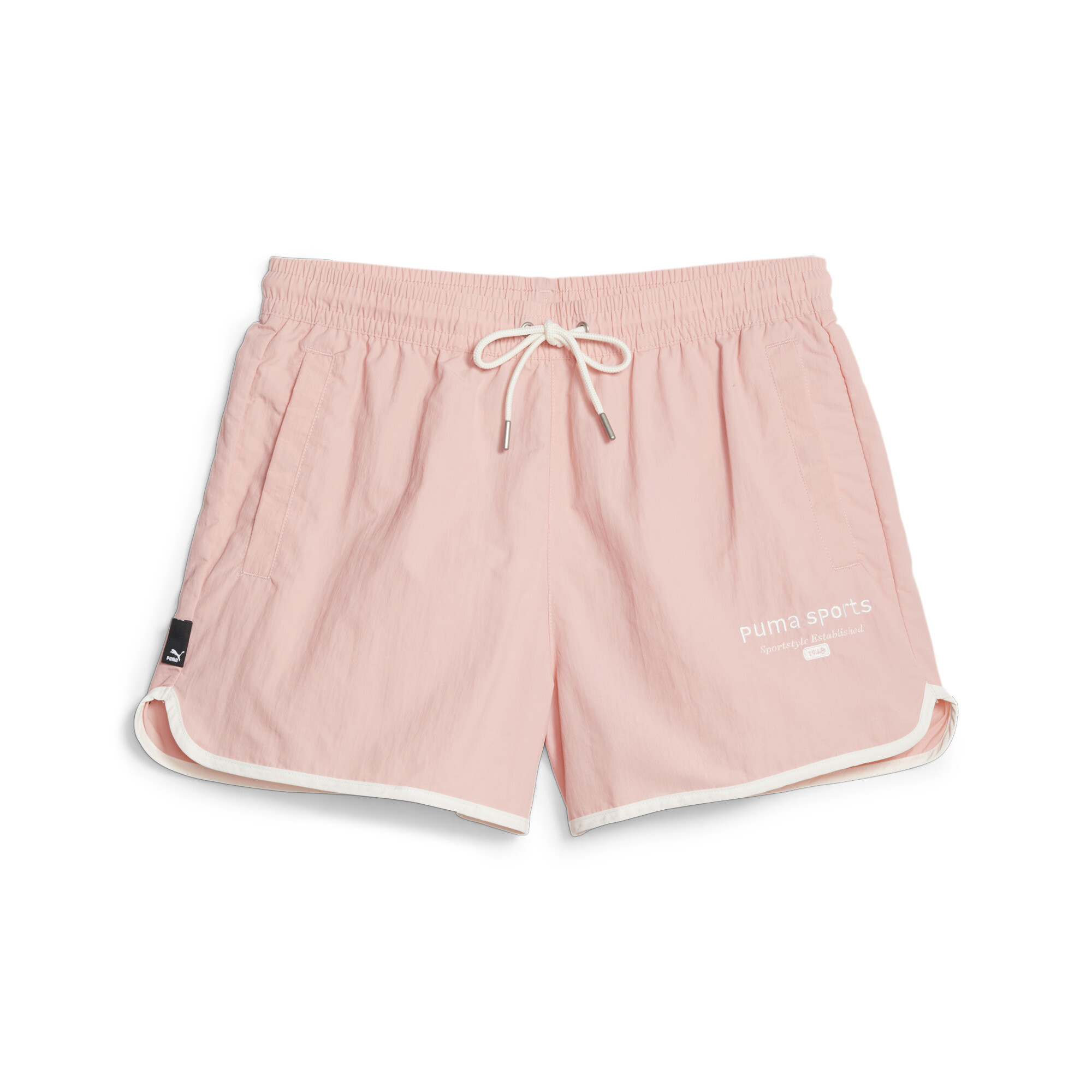 Women's PUMA TEAM Woven Shorts In Pink, Size Large