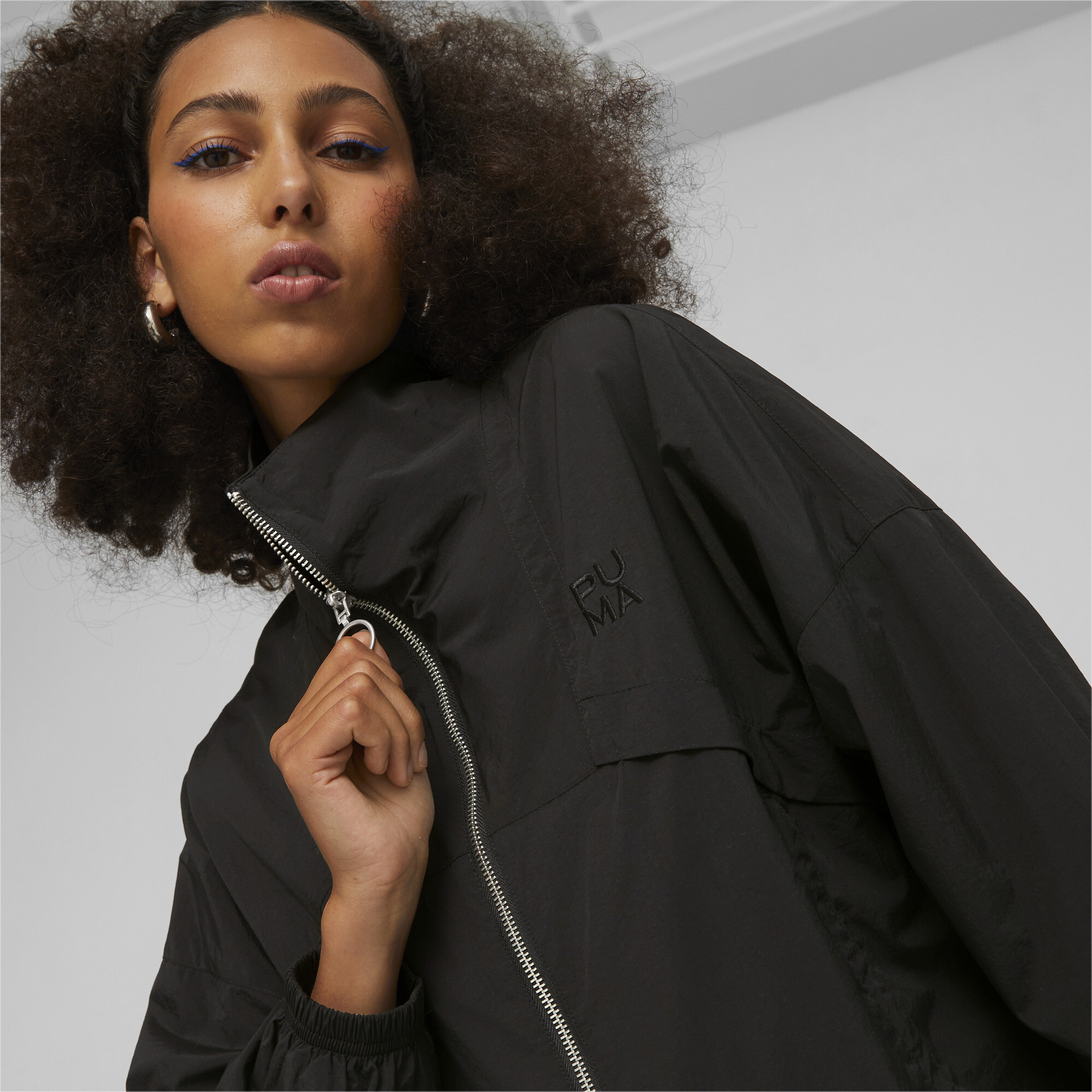 Women's PUMA Infuse Jacket In Black, Size XL