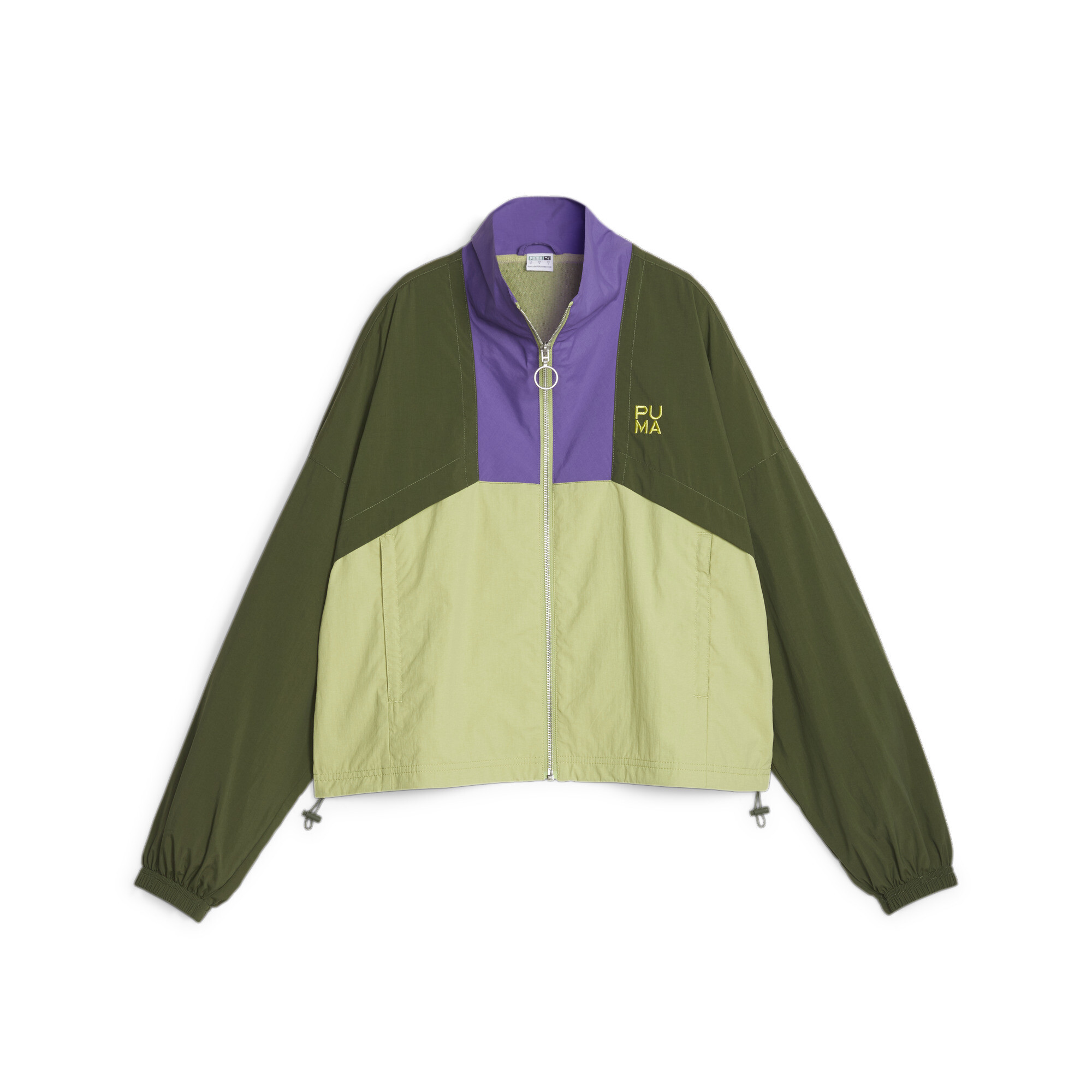 Women's Puma Infuse's Jacket, Green, Size XS, Clothing