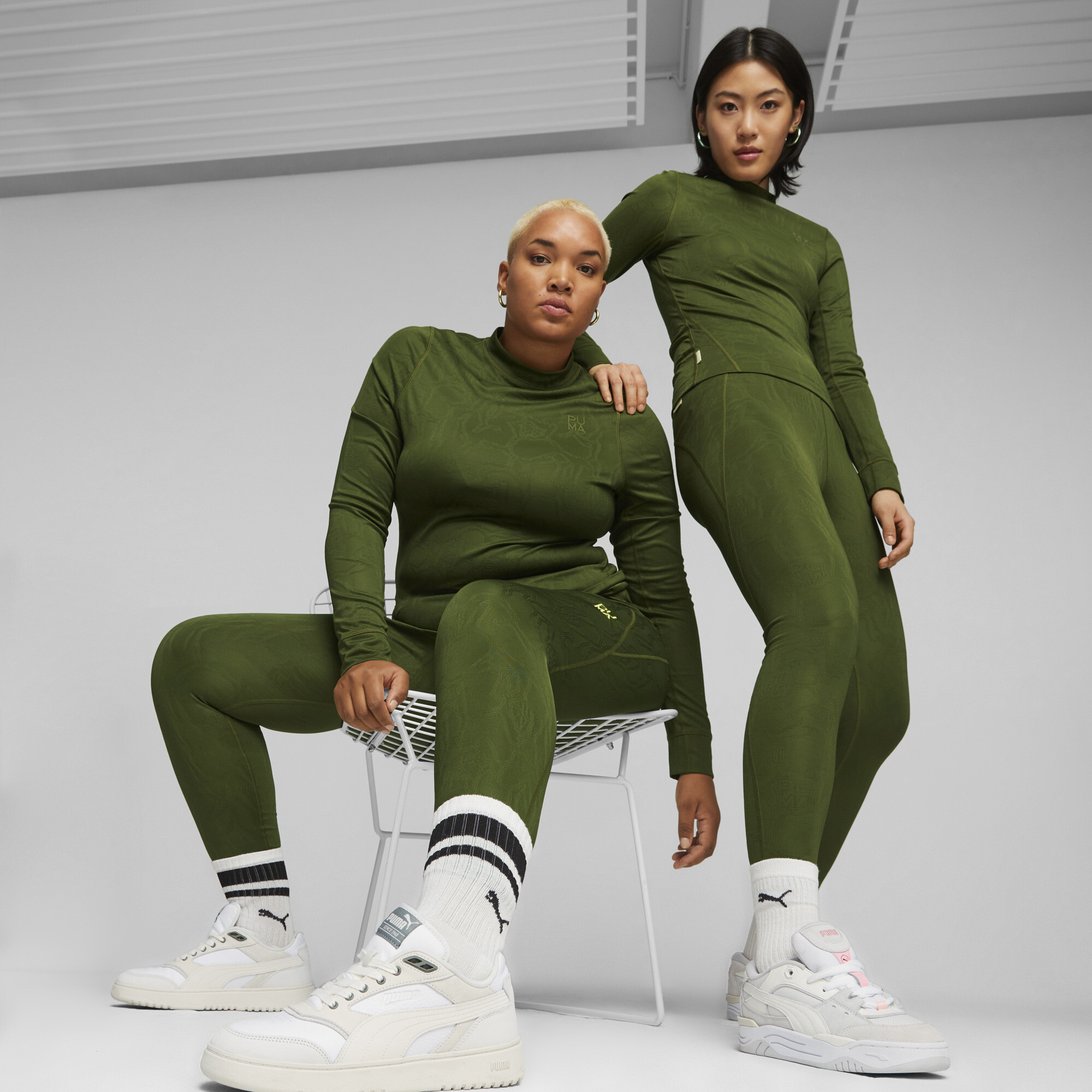 PUMA INFUSE Leggings, Military green Women's Leggings