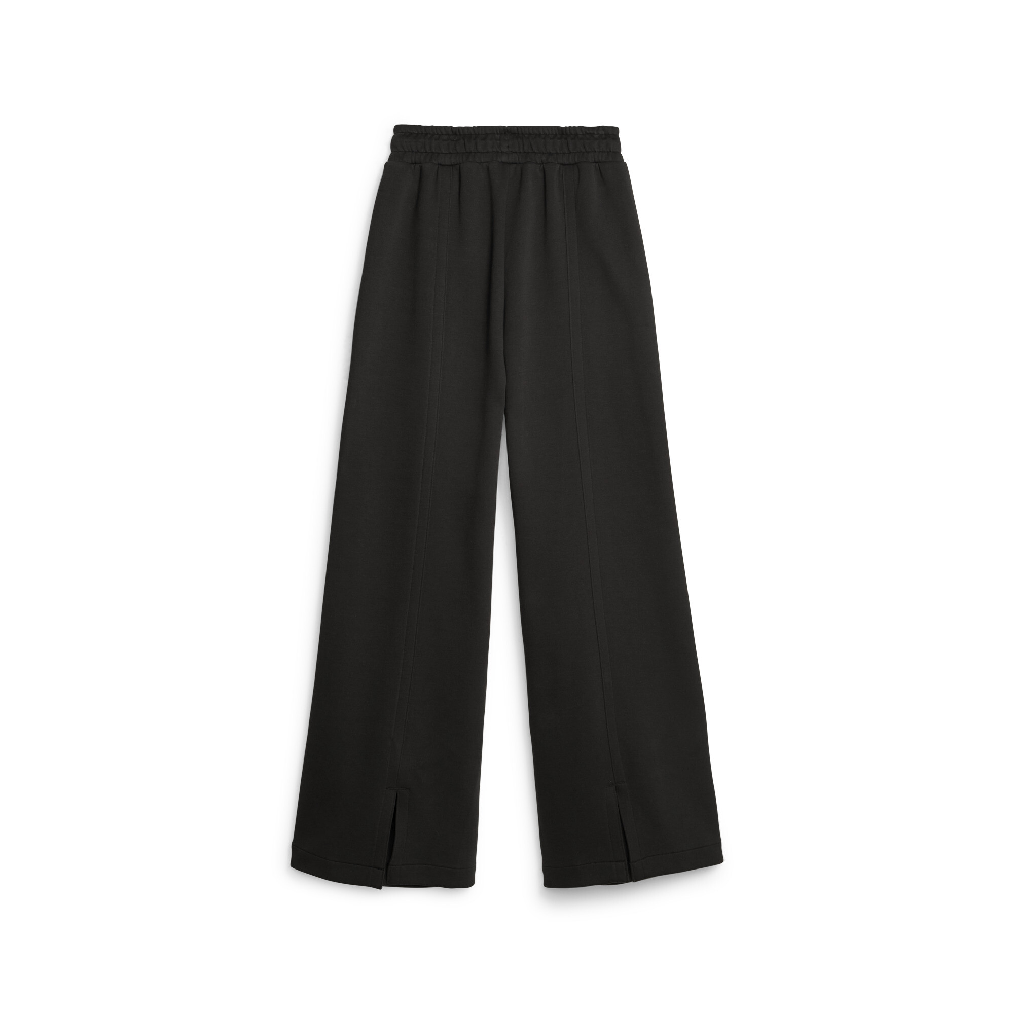 Women's PUMA Infuse Wide Leg Pants In Black, Size Large, Cotton