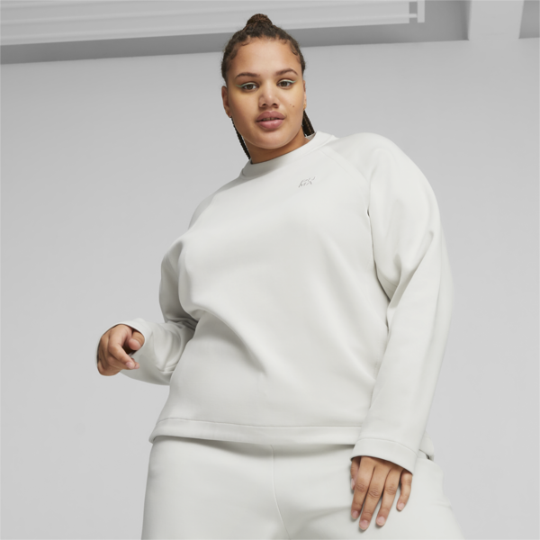 INFUSE Women's Sweatshirt, Sedate Gray, large-ZAF
