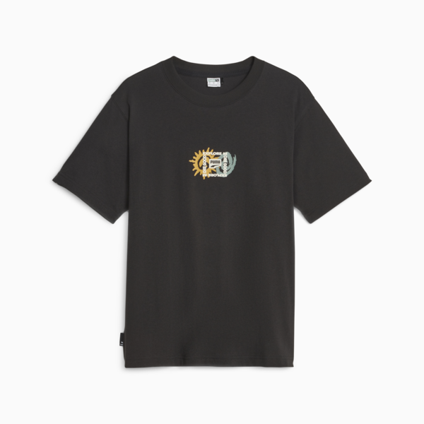 Remera para mujer DOWNTOWN Graphic, PUMA Black, large-ARG