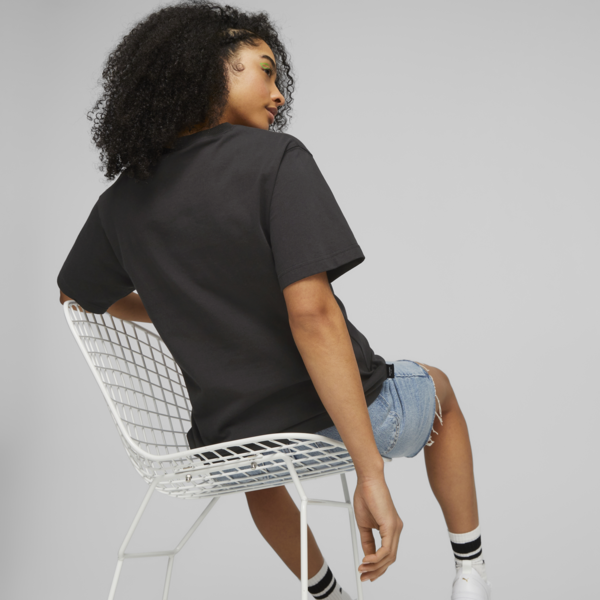 Remera para mujer DOWNTOWN Graphic, PUMA Black, large-ARG