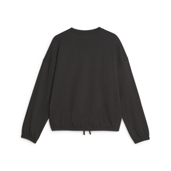 DOWNTOWN Women s Oversized Sweatshirt black PUMA