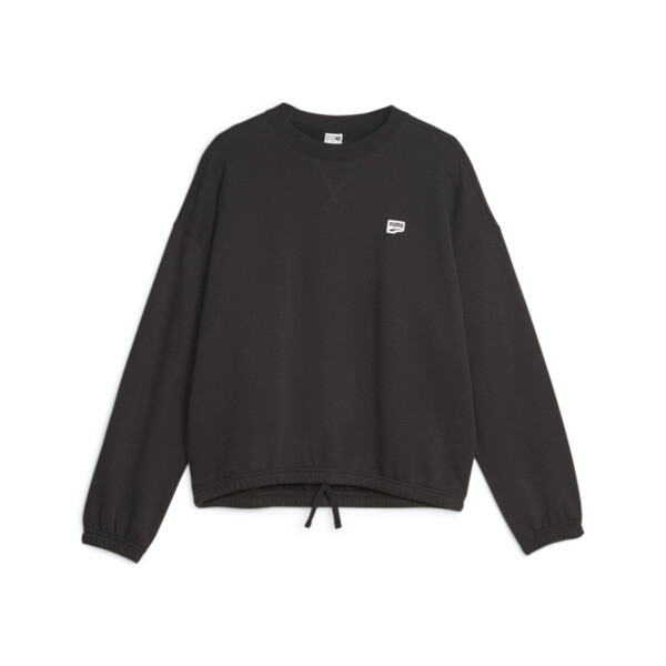 DOWNTOWN Women s Oversized Sweatshirt black PUMA