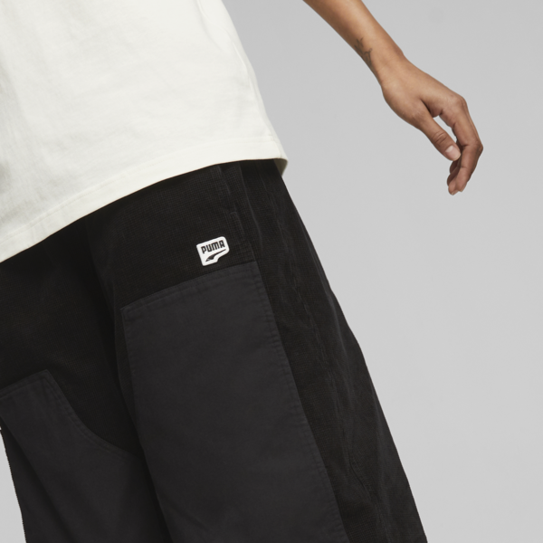 DOWNTOWN Women's Corduroy Pants, PUMA Black, large-ZAF
