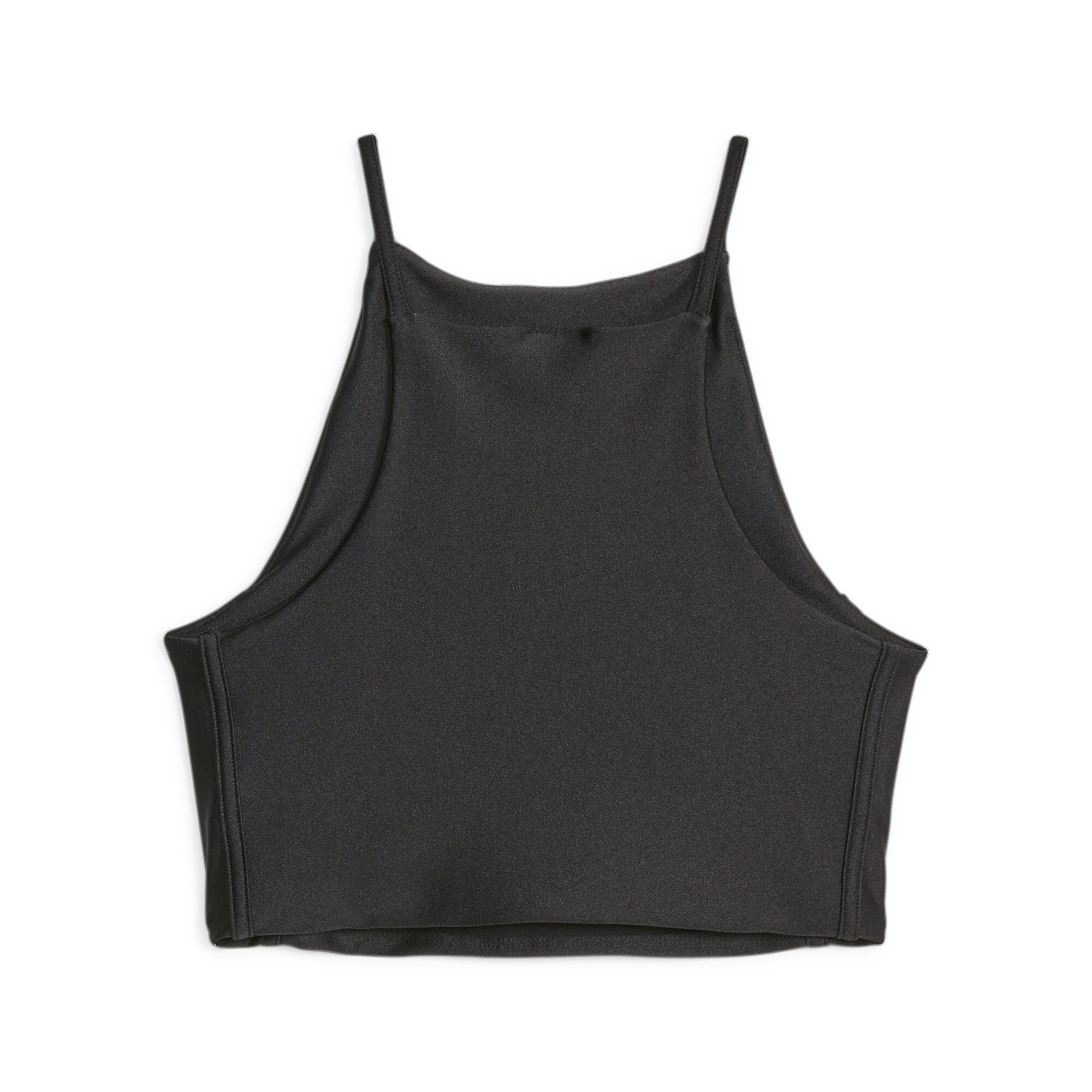 Women's PUMA T7 Crop Top In Black, Size Large