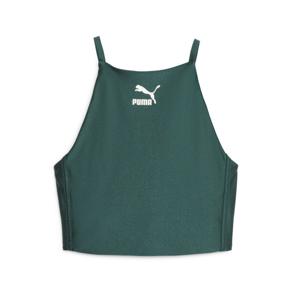 Puma green crop top deals