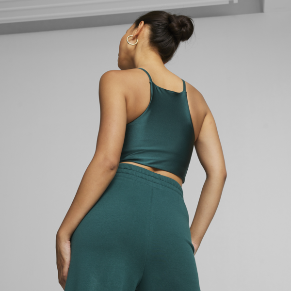T7 Women's Crop Top, Malachite, large-ZAF