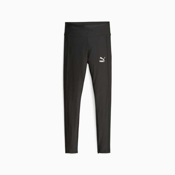 T7 Women's High Waist Leggings, PUMA Black, large-ZAF