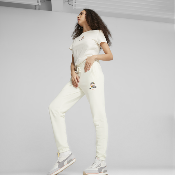 Pantalones deportivos para mujer Sportswear by PUMA, Warm White, large-ARG