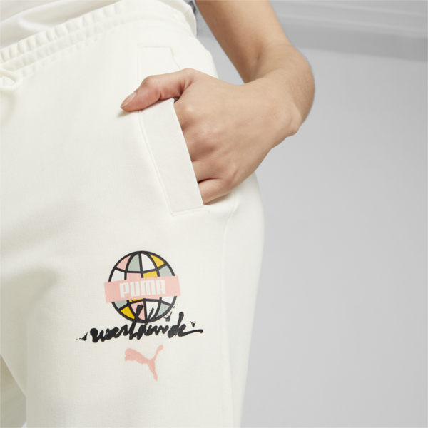 Pantalones deportivos para mujer Sportswear by PUMA, Warm White, large-ARG